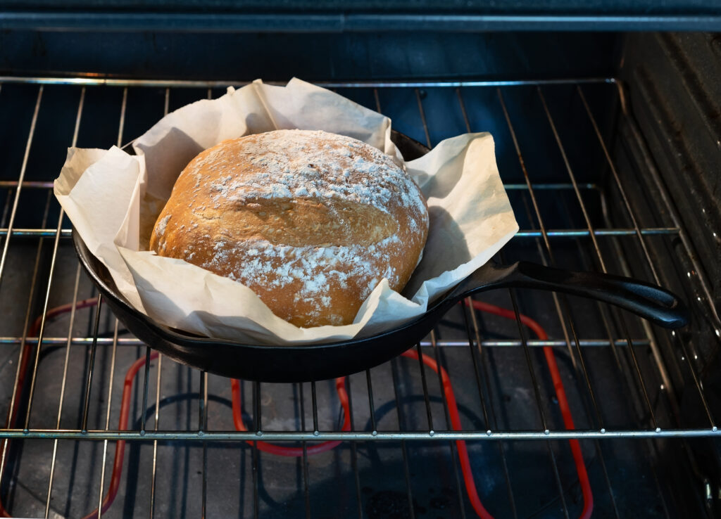 How to Bake Sourdough Bread in a Cast Iron Skillet
