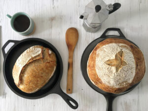 How to Bake Sourdough Bread in a Cast Iron Skillet